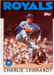 1986 Topps Baseball Cards      077      Charlie Leibrandt